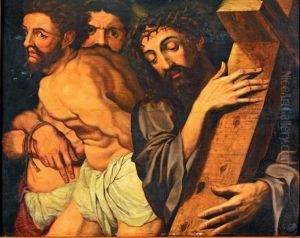 Le Christ Portant Sa Croix Avec Les Deux Larrons (2 Pieces) Le Christ Portant Sa Croix Avec Les Deux Larrons (2 Pieces)