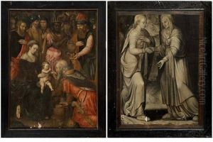 L"adoration Des Mages (+ La Visitation, Verso)