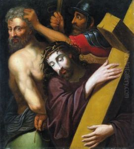Die Kreuztragung Christi - Cristo Portacroce by Michiel Coxie