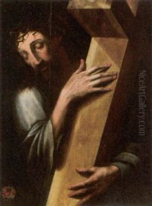 Der Kreuztragende Christus by Michiel Coxie