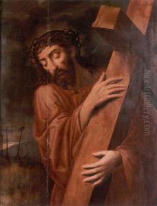 Christ On The Road To Cavalry by Michiel Coxie
