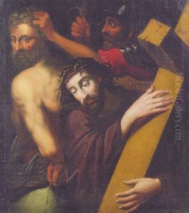 Christ Bearing The Cross by Michiel Coxie