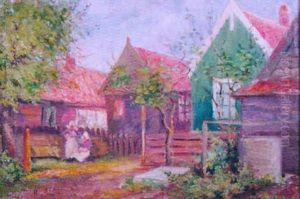 Dutch Village Scene by Anna Coy