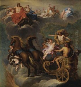 L'apotheose D'hercule by Noel Coypel