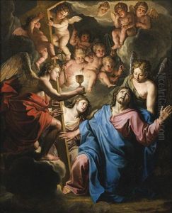 Christ At Prayer On The Mount Of Olives by Noel Coypel