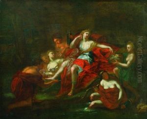 Das Bad Der Diana by Antoine Coypel
