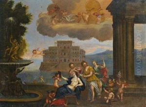 Flore Et Zephyr by Antoine Coypel