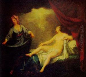 Danae Recibiendo La Lluvia De Oro by Antoine Coypel