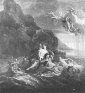 The Triumph Of Galatea by Antoine Coypel