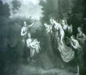 Moise Sauve Des Eaux by Antoine Coypel