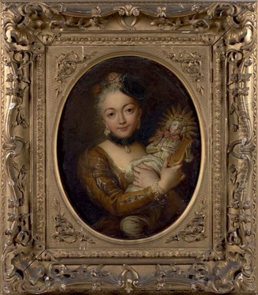Jeune Fille A La Poupee - view 1