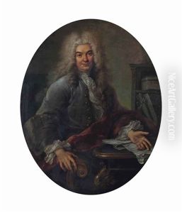 Portrait D'un Homme A Son Bureau