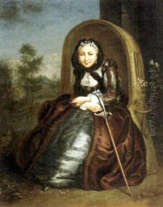 Portrait De Marie-catherine Botet (?), Ou La Jeunesse Sous Les Habillements De La Decrepitude
