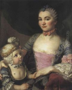 Portrait D'une Dame De Qualite Et De Son Jeune Enfant Portrait D'une Dame De Qualite Et De Son Jeune Enfant