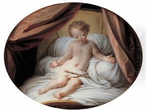 L'enfant Jesus Au Berceau by Charles-Antoine Coypel