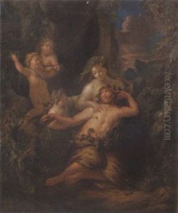 Bacchus And Ariadne by Charles-Antoine Coypel