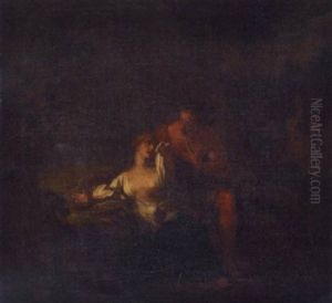 Bacchus And Ariadne by Charles-Antoine Coypel
