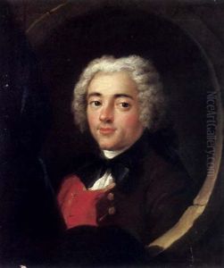 Portrait D'homme Dans Un Oeil De Boeuf