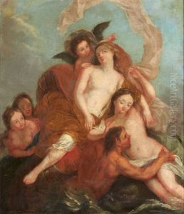 Le Triomphe D'amphitrite by Noel Nicolas Coypel