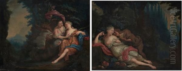 Vertumne Et Pomone Et Jupiter Et Callisto (pair) - view 1