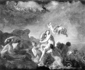 La Naissance De Venus by Noel Nicolas Coypel