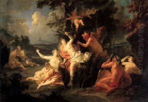 Pan And Syrinx by Noel Nicolas Coypel