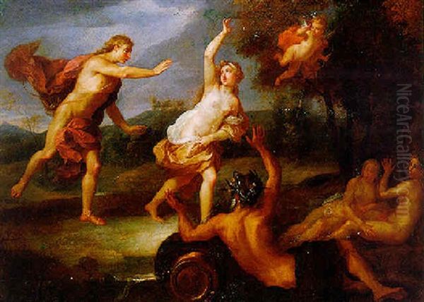 Apollo And Daphne by Noel Nicolas Coypel