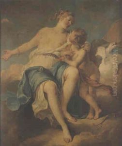 Venus Et L'amour by Noel Nicolas Coypel