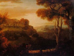 Vale Near Matlock, Derbyshire by Alexander Cozens
