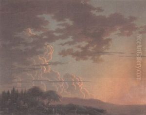 Setting Sun by Alexander Cozens
