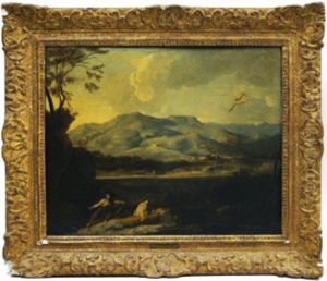 River Landscape With The Calling Of A Saint