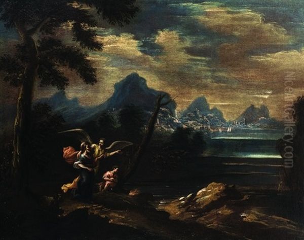 Paesaggio Con Il Sacrificio Di Isacco - view 1