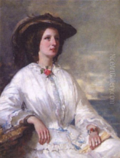 Portrait Of A Lady (mrs. S.k. Church?) - view 1