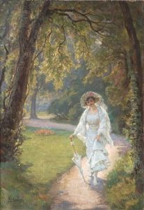 Dame Im Park by Florent Nicolas Crabeels