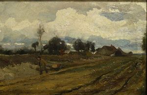Kempisch Landschap (paysage Campinois) by Florent Nicolas Crabeels