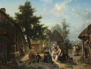 A Pause For Refreshment by Florent Nicolas Crabeels
