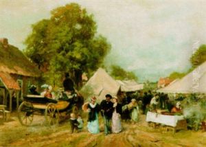 At The Market by Florent Nicolas Crabeels