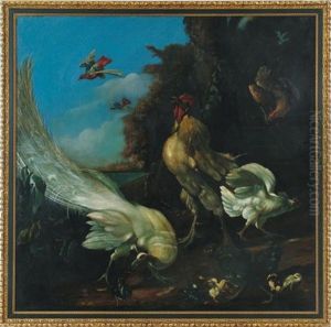 Menagerie Scene With Fowl