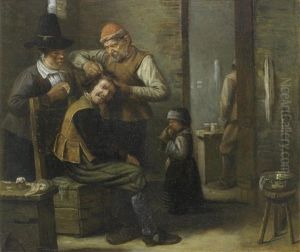 Extracting The Stone Of Madness by Joos van Craesbeeck