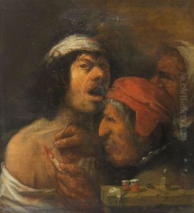 At The Surgeon's by Joos van Craesbeeck