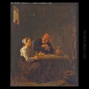 Scena Di Interno Con Personaggi by Joos van Craesbeeck