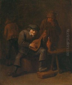 Musizierende Bauern by Joos van Craesbeeck