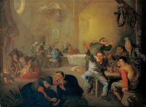 Wirtshausszene by Joos van Craesbeeck