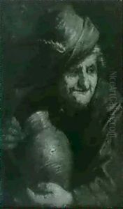 A Peasant Holding A Jug by Joos van Craesbeeck