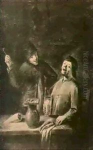 Two Peasants Carousing