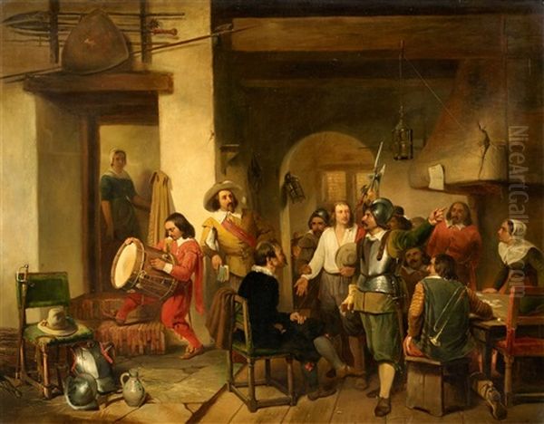 Soldiers In A Tavern During The Thirty Years' War - view 1