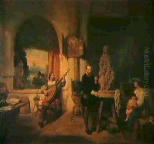 In Der Bildhauerwerkstatt Des Michelangelo