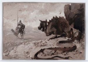 San Giorgio E Il Drago by Aurelio Craffonara