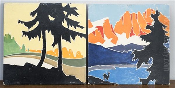 Studi Per Vetrate (pair) - view 1