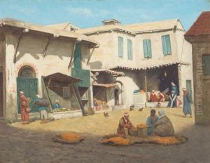 Eastern Street Market by Percy Robert Craft